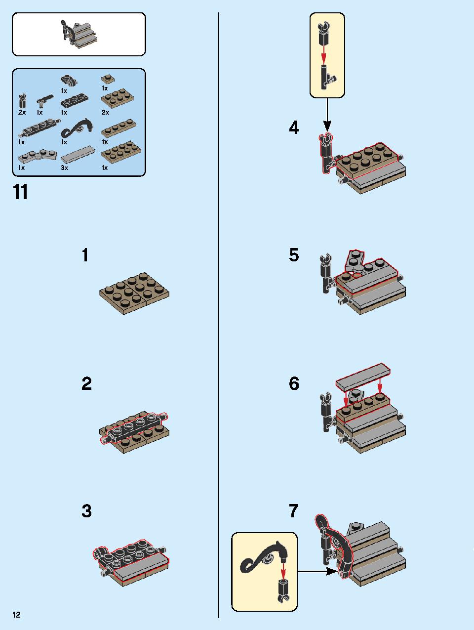 Bookshop 10270 LEGO information LEGO instructions 12 page