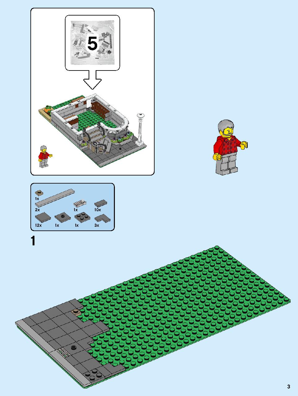 Bookshop 10270 LEGO information LEGO instructions 3 page