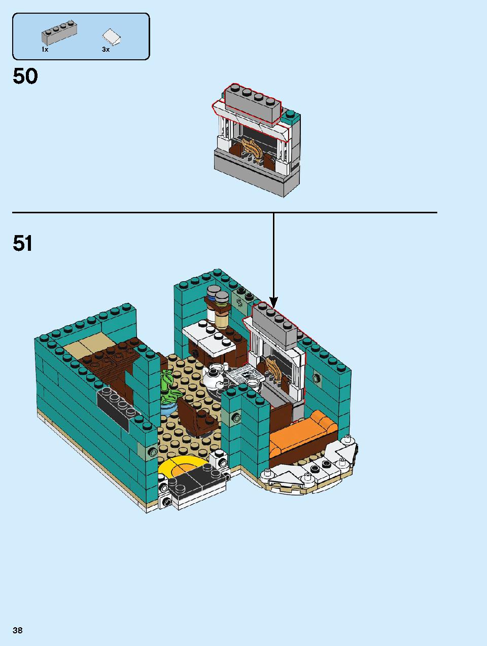 本屋さん 10270 レゴの商品情報 レゴの説明書・組立方法 38 page