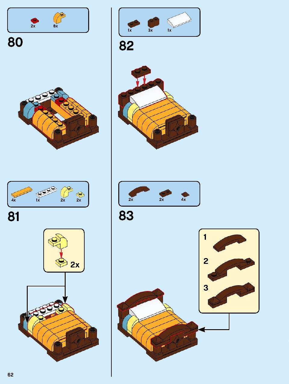本屋さん 10270 レゴの商品情報 レゴの説明書・組立方法 62 page