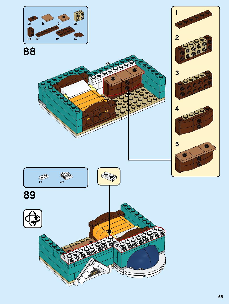 本屋さん 10270 レゴの商品情報 レゴの説明書・組立方法 65 page