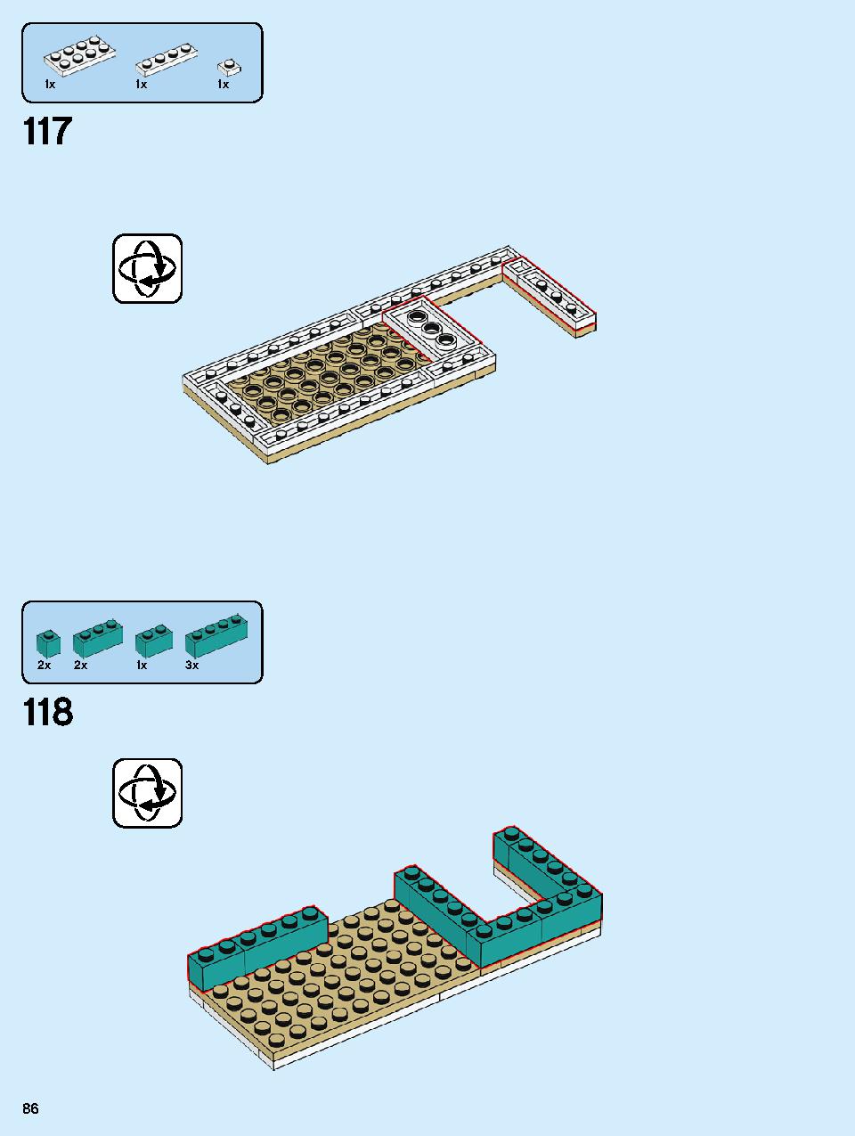 本屋さん 10270 レゴの商品情報 レゴの説明書・組立方法 86 page