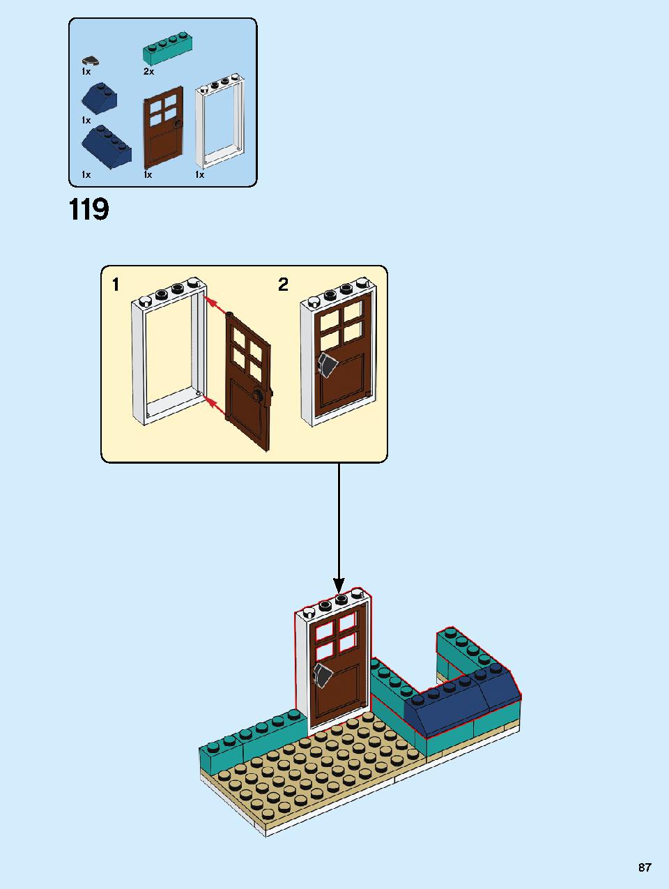 本屋さん 10270 レゴの商品情報 レゴの説明書・組立方法 87 page