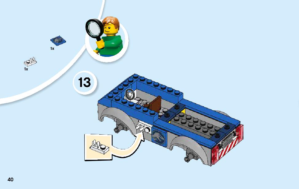 Raptor Rescue Truck 10757 LEGO information LEGO instructions 40 page