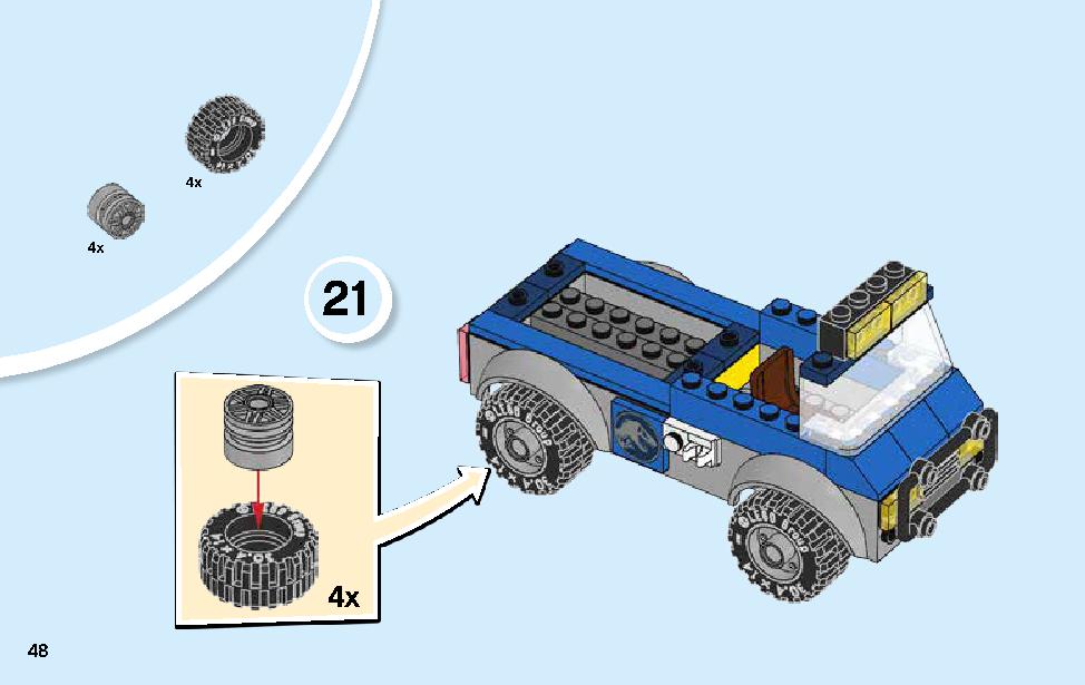Raptor Rescue Truck 10757 LEGO information LEGO instructions 48 page