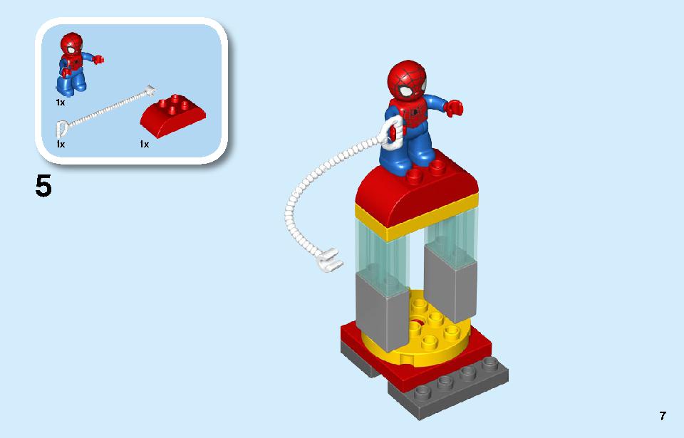 Super Heroes Lab 10921 LEGO information LEGO instructions 7 page