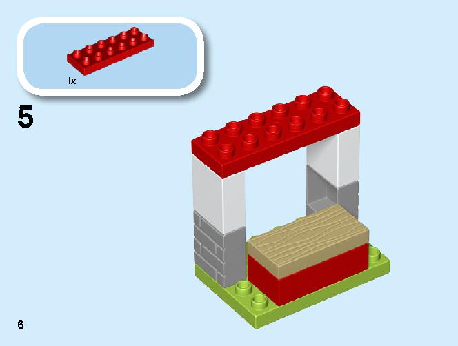 Pizza Stand 10927 LEGO information LEGO instructions 6 page