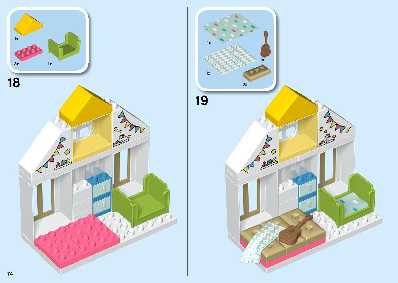 Modular Playhouse 10929 LEGO information LEGO instructions 74 page