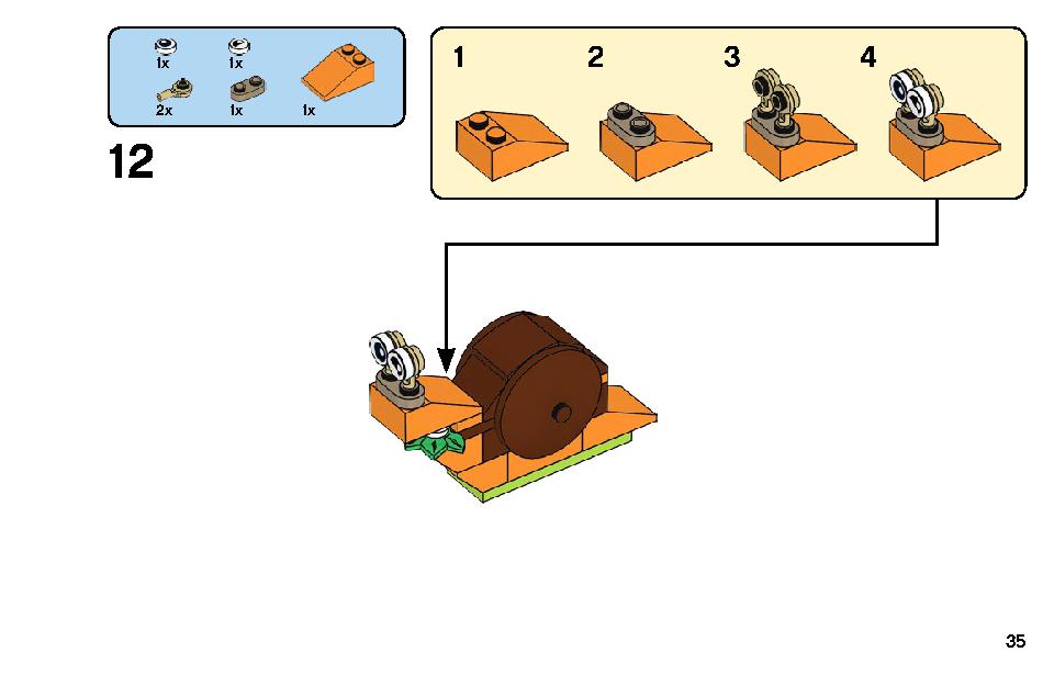 アイデアパーツ〈動物セット〉 11011 レゴの商品情報 レゴの説明書・組立方法 35 page