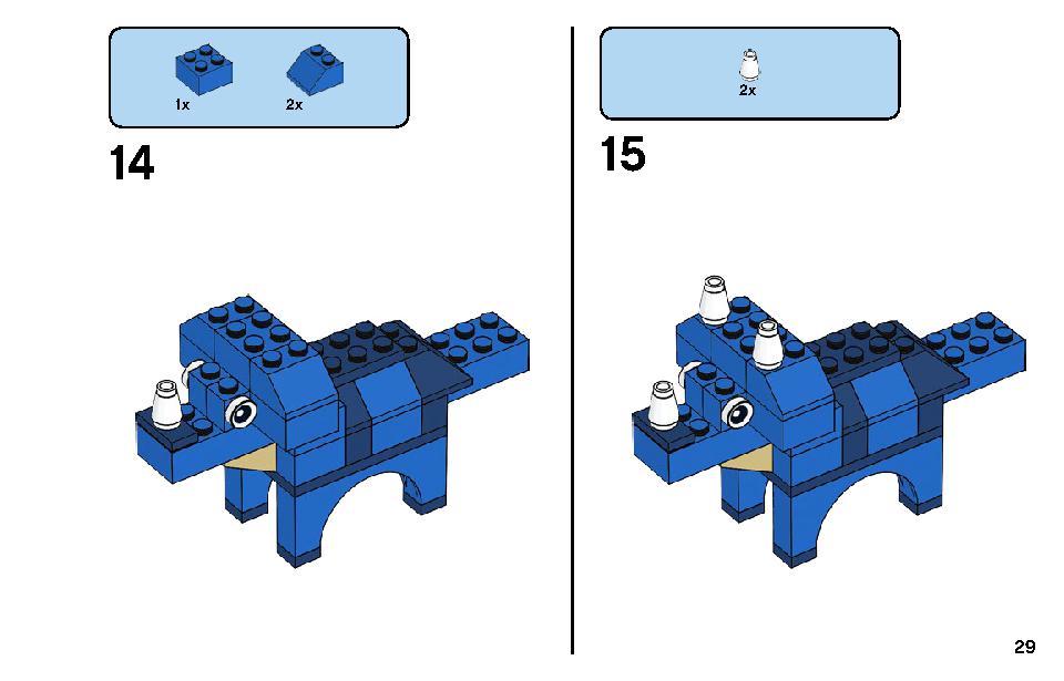 Bricks and Animals 11011 LEGO information LEGO instructions 29 page