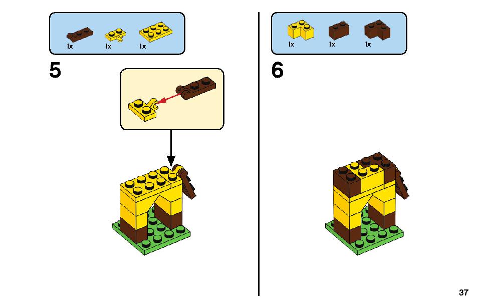 Bricks and Animals 11011 LEGO information LEGO instructions 37 page