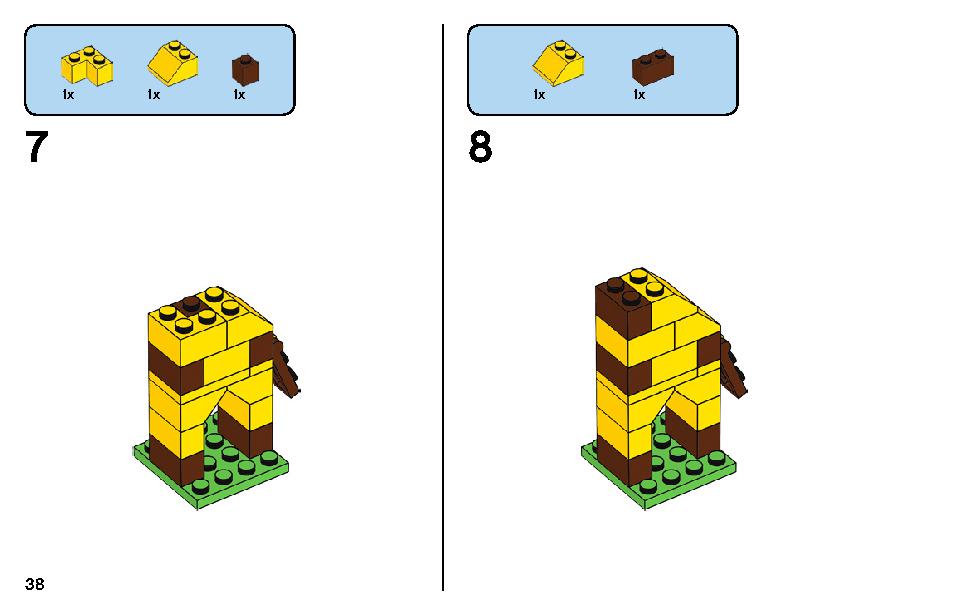 Bricks and Animals 11011 LEGO information LEGO instructions 38 page
