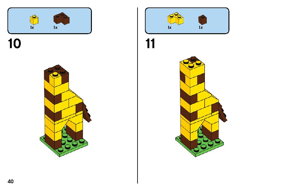 Bricks and Animals 11011 LEGO information LEGO instructions 40 page