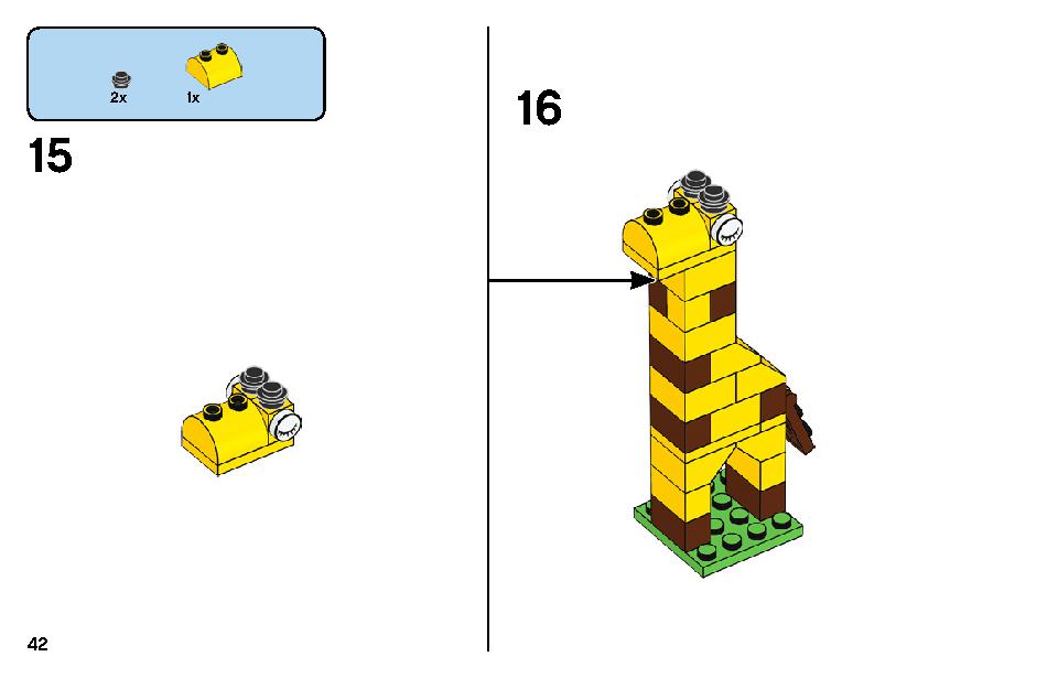Bricks and Animals 11011 LEGO information LEGO instructions 42 page