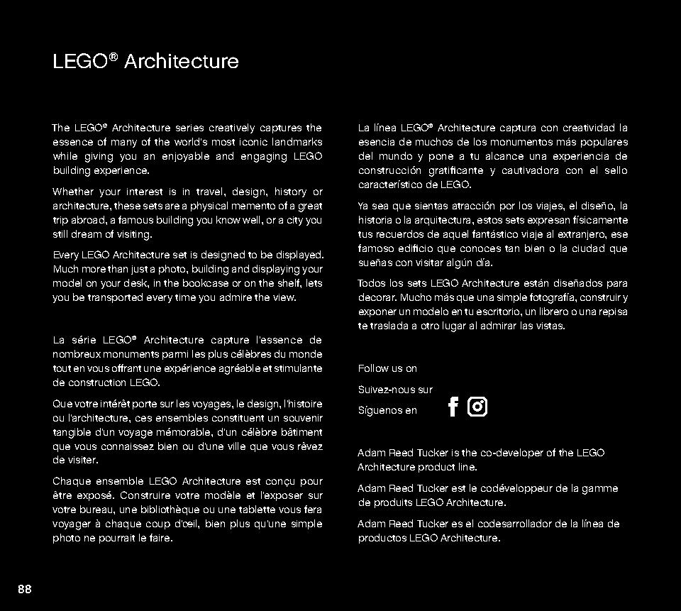 Tokyo 21051 LEGO information LEGO instructions 88 page
