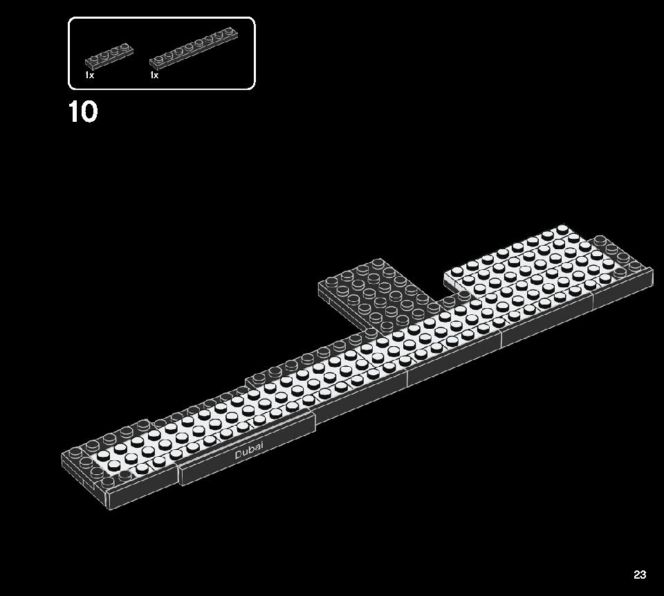 두바이 21052 레고 세트 제품정보 레고 조립설명서 23 page