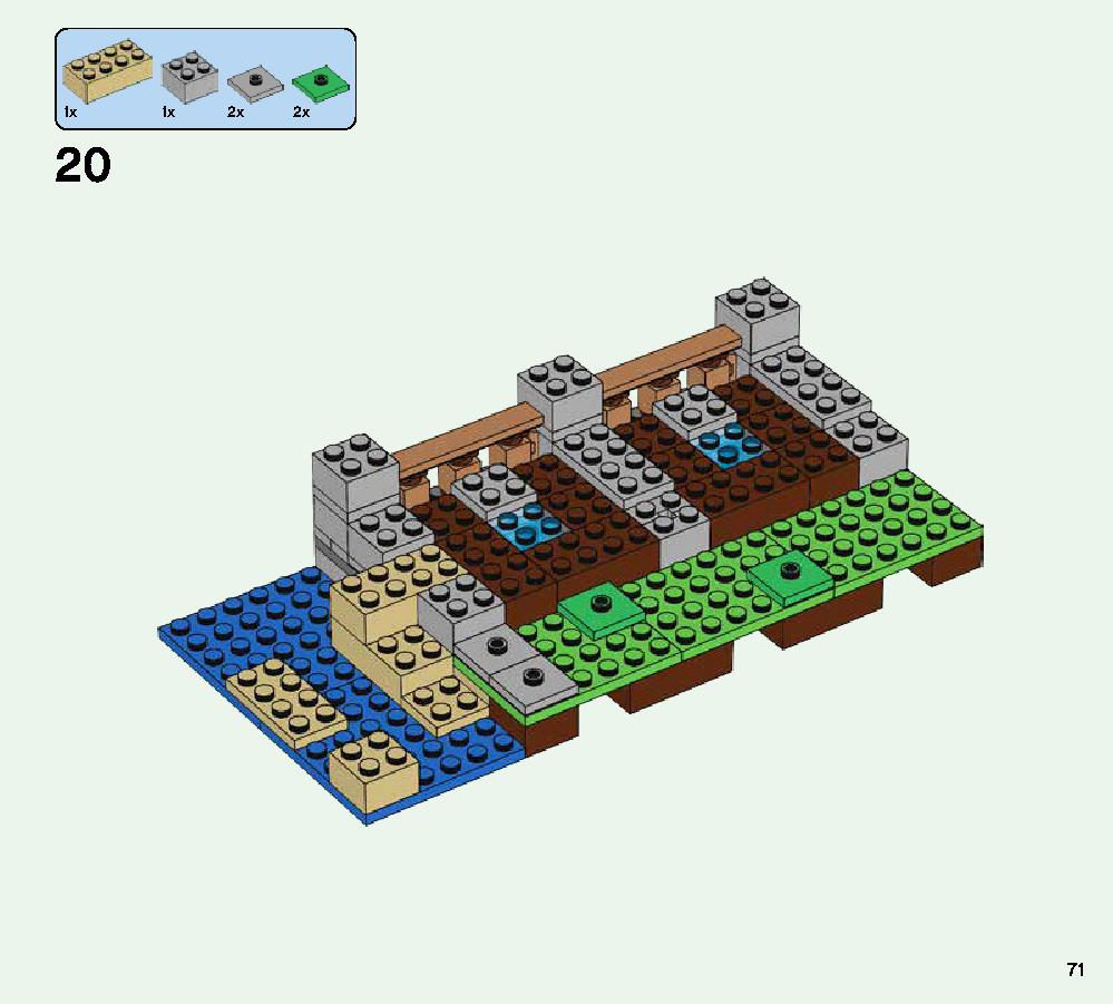 The Crafting Box 2.0 21135 LEGO information LEGO instructions 71 page
