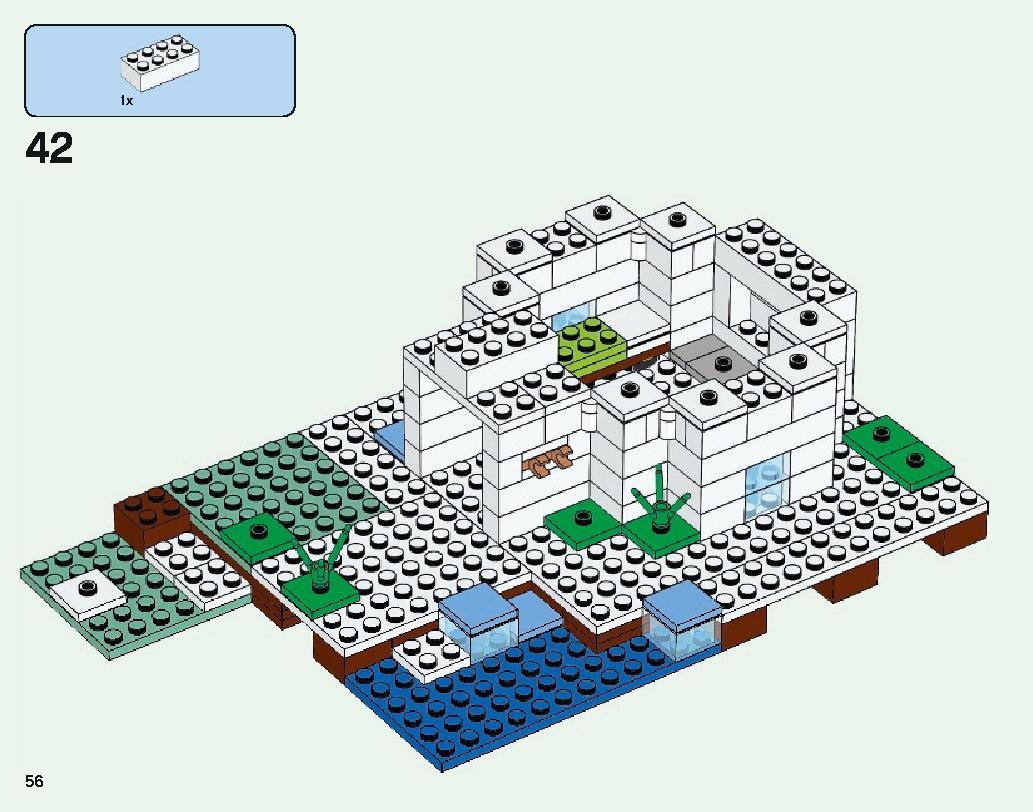 北極のイグルー 21142 レゴの商品情報 レゴの説明書・組立方法 53 page