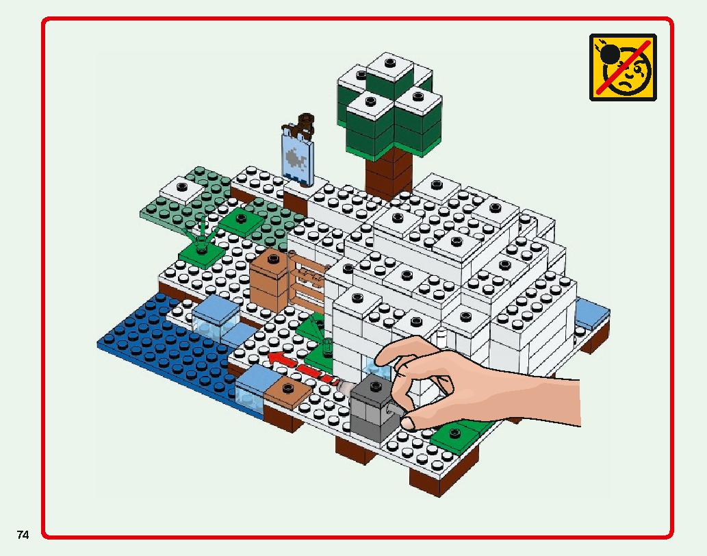 The Polar Igloo 21142 LEGO information LEGO instructions 74 page