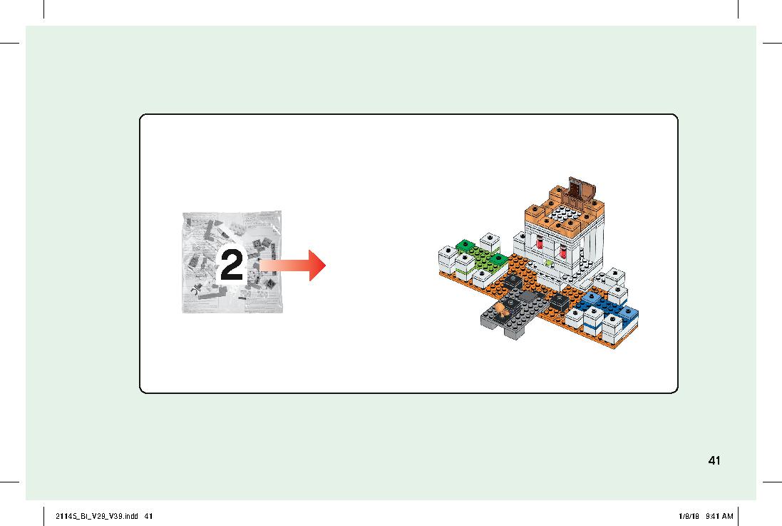 ドクロ・アリーナ 21145 レゴの商品情報 レゴの説明書・組立方法 41 page