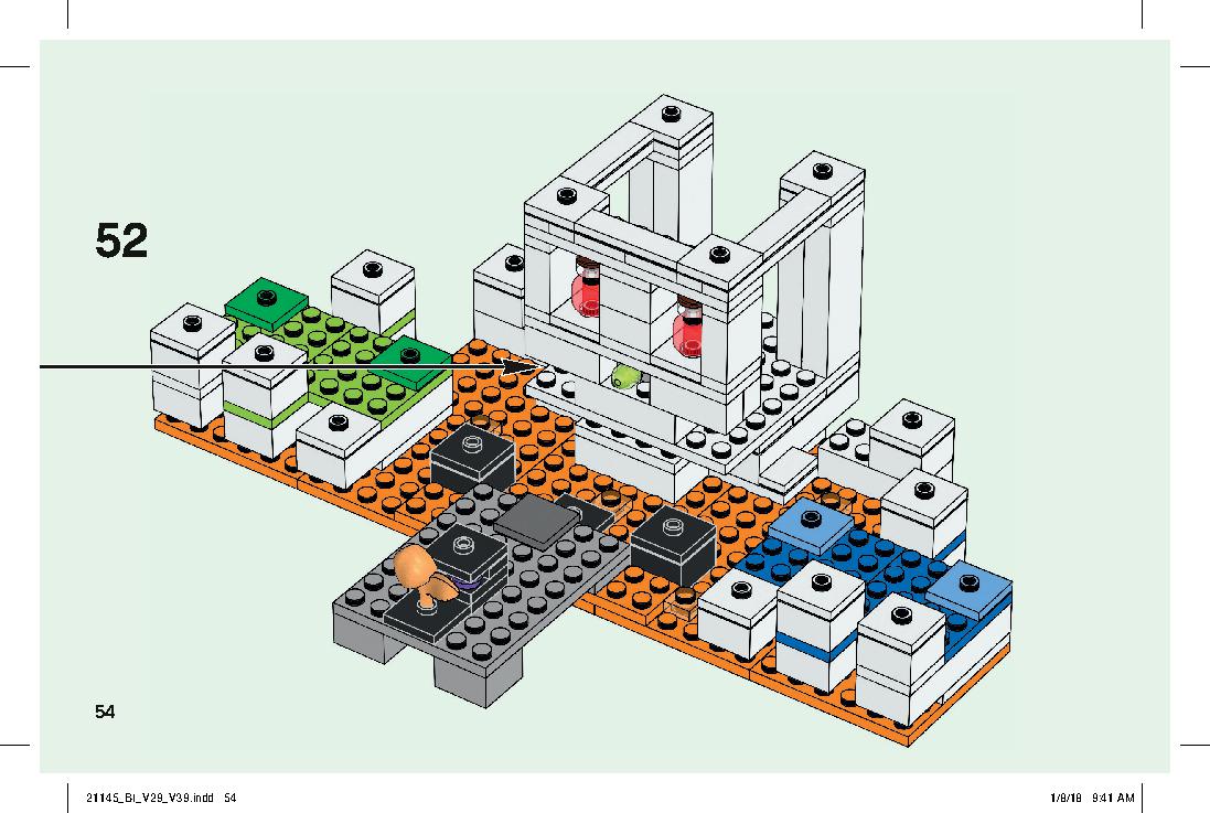 ドクロ・アリーナ 21145 レゴの商品情報 レゴの説明書・組立方法 54 page