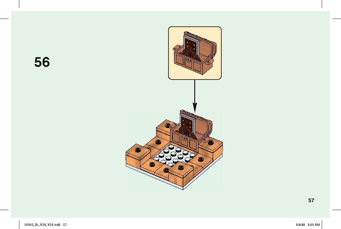 ドクロ・アリーナ 21145 レゴの商品情報 レゴの説明書・組立方法 57 page