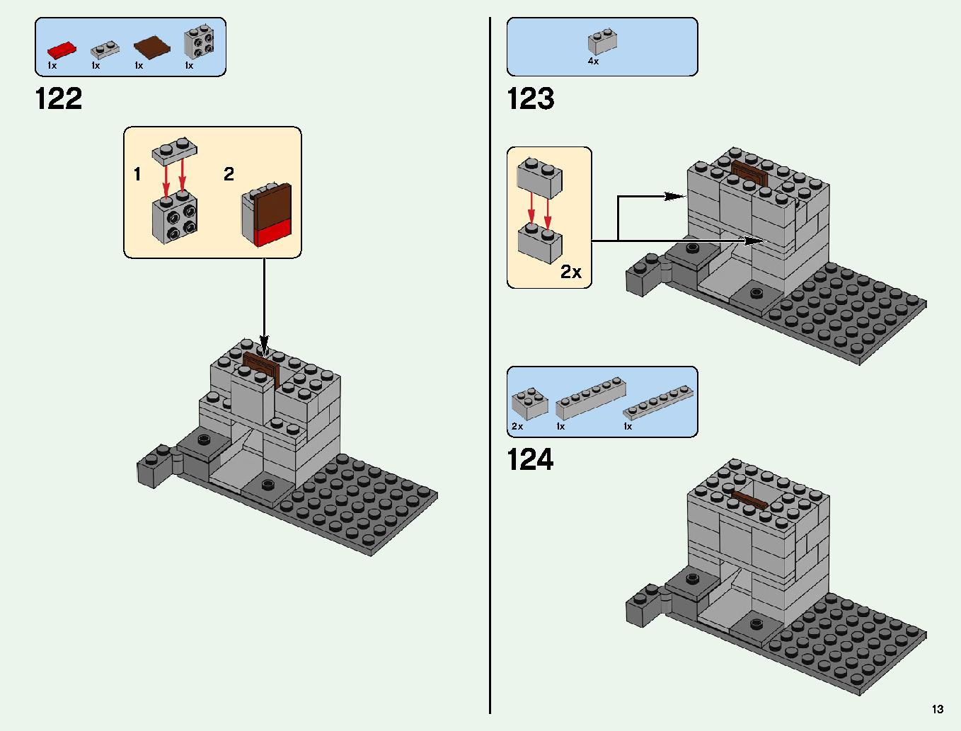 ベッドロックの冒険 21147 レゴの商品情報 レゴの説明書・組立方法 13 page