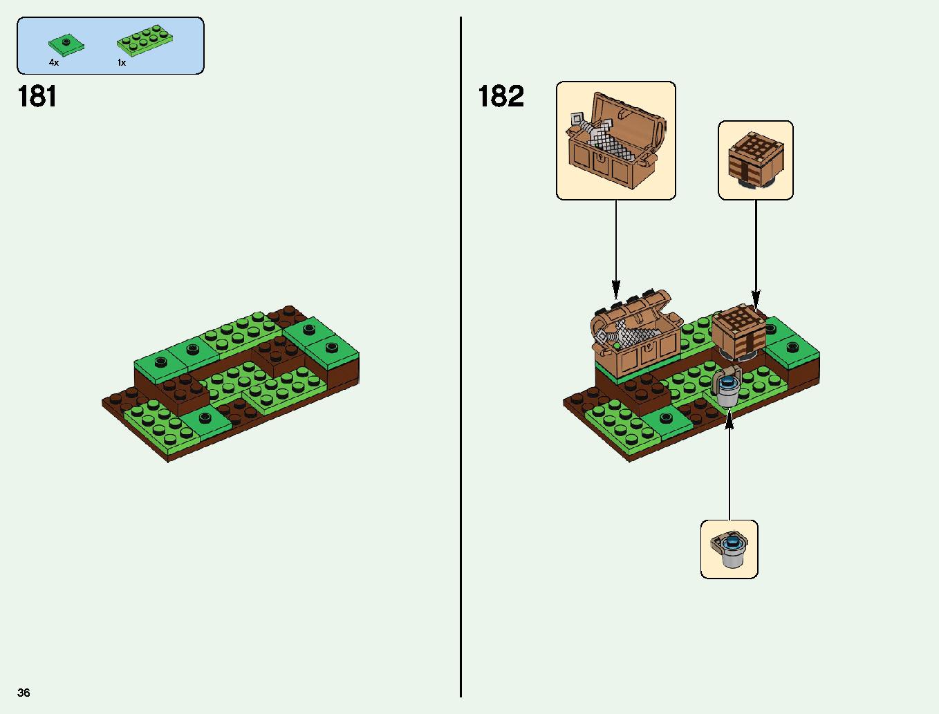 ベッドロックの冒険 21147 レゴの商品情報 レゴの説明書・組立方法 36 page