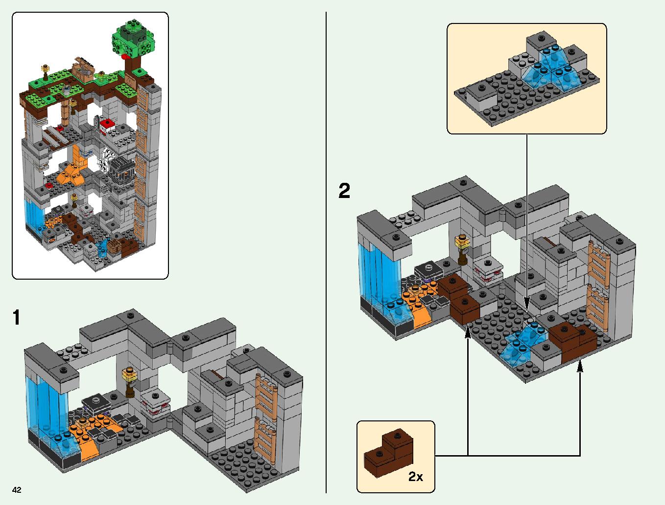 ベッドロックの冒険 21147 レゴの商品情報 レゴの説明書・組立方法 42 page