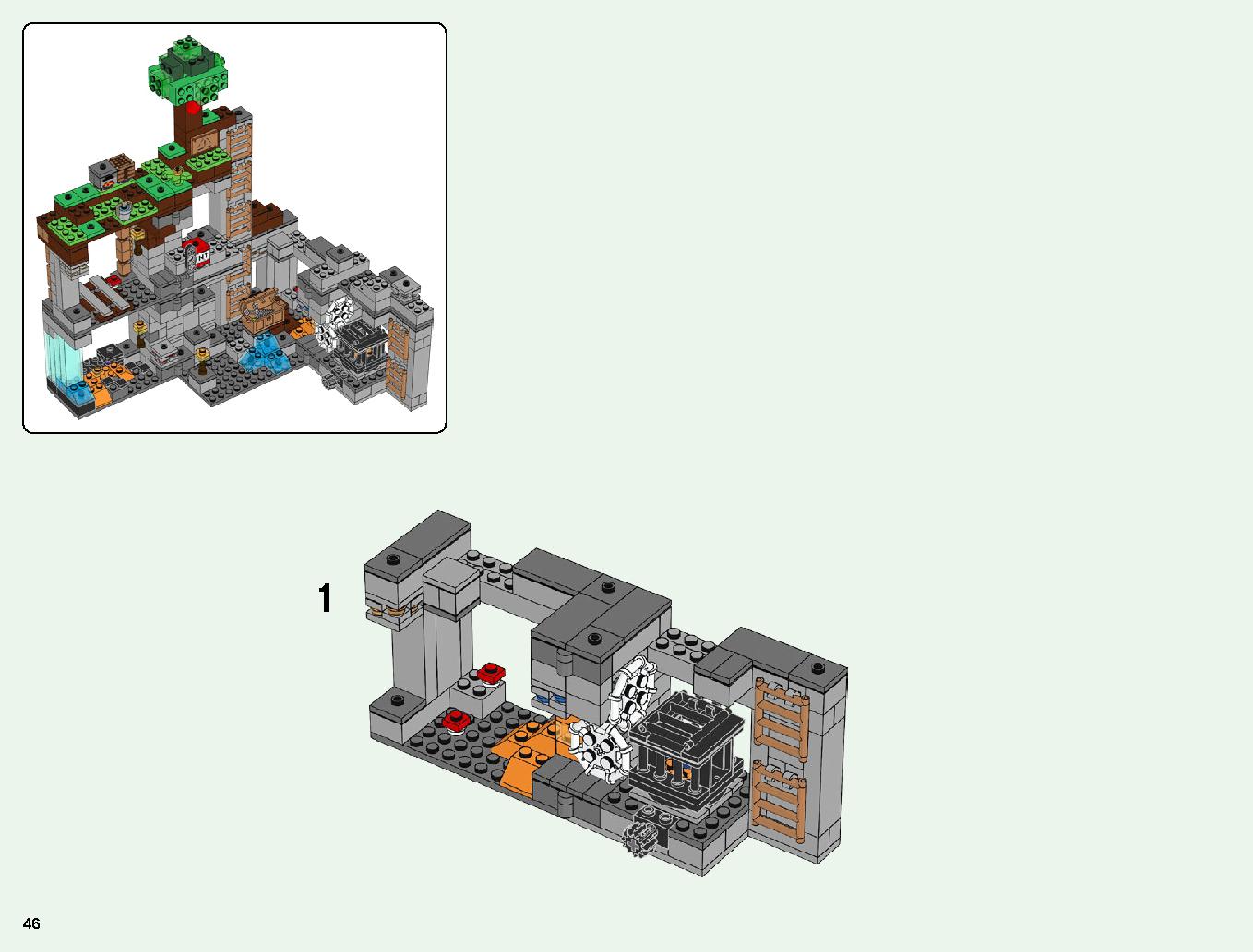 ベッドロックの冒険 21147 レゴの商品情報 レゴの説明書・組立方法 46 page