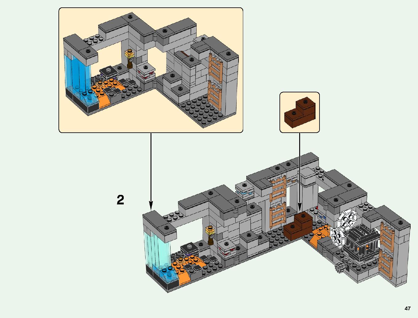 ベッドロックの冒険 21147 レゴの商品情報 レゴの説明書・組立方法 47 page