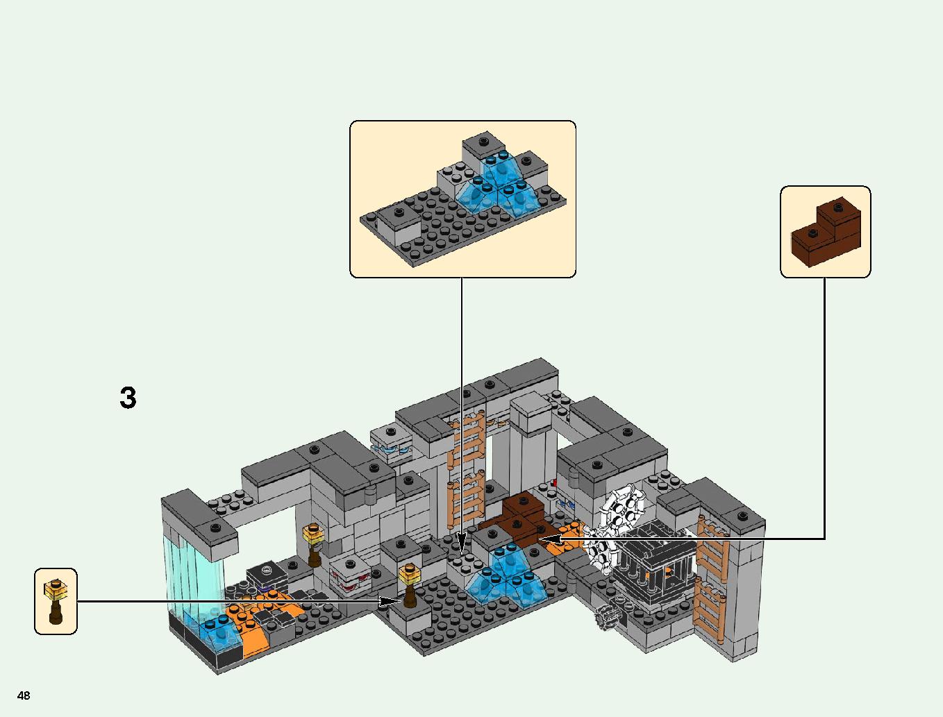 ベッドロックの冒険 21147 レゴの商品情報 レゴの説明書・組立方法 48 page