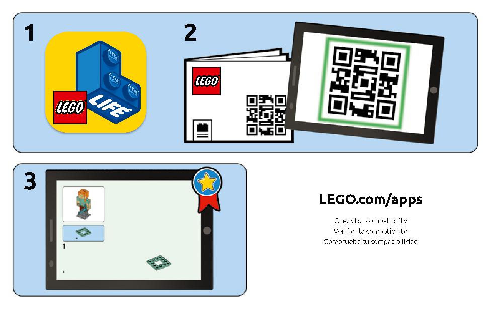 Minecraft Alex BigFig with Chicken 21149 LEGO information LEGO instructions 3 page