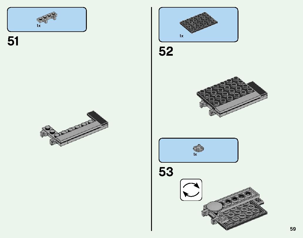 The End Battle 21151 LEGO information LEGO instructions 59 page