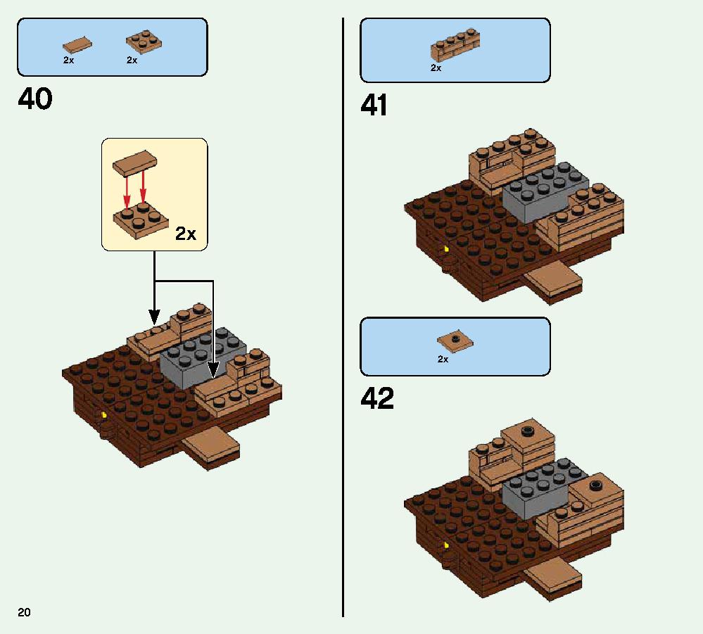 The Pirate Ship Adventure 21152 LEGO information LEGO instructions 20 page
