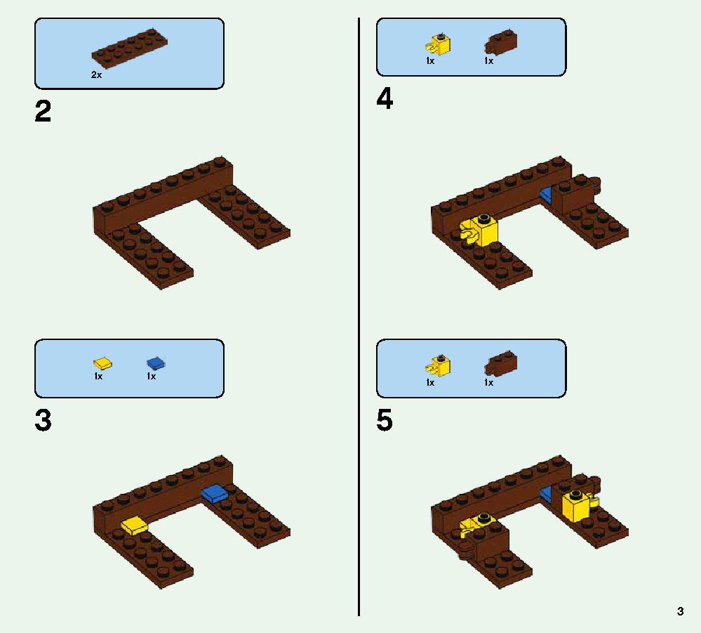 The Pirate Ship Adventure 21152 LEGO information LEGO instructions 3 page