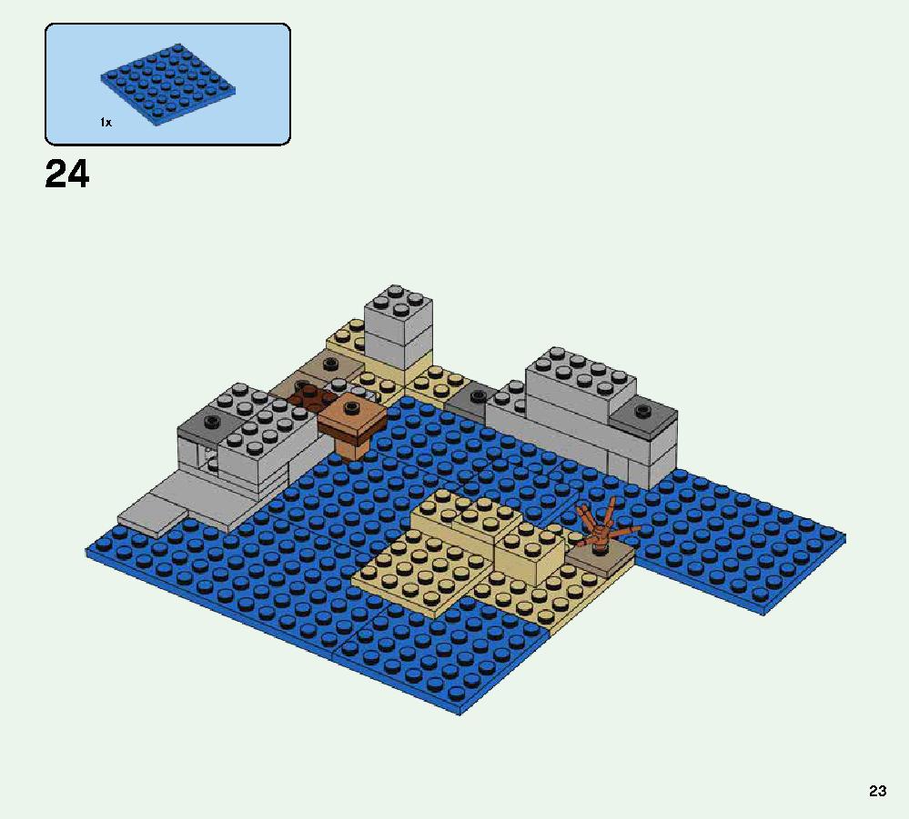 The Pirate Ship Adventure 21152 LEGO information LEGO instructions 23 page