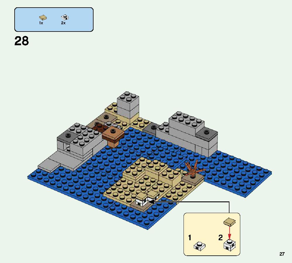 The Pirate Ship Adventure 21152 LEGO information LEGO instructions 27 page