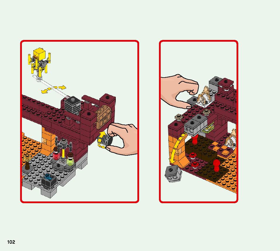 The Blaze Bridge 21154 LEGO information LEGO instructions 102 page