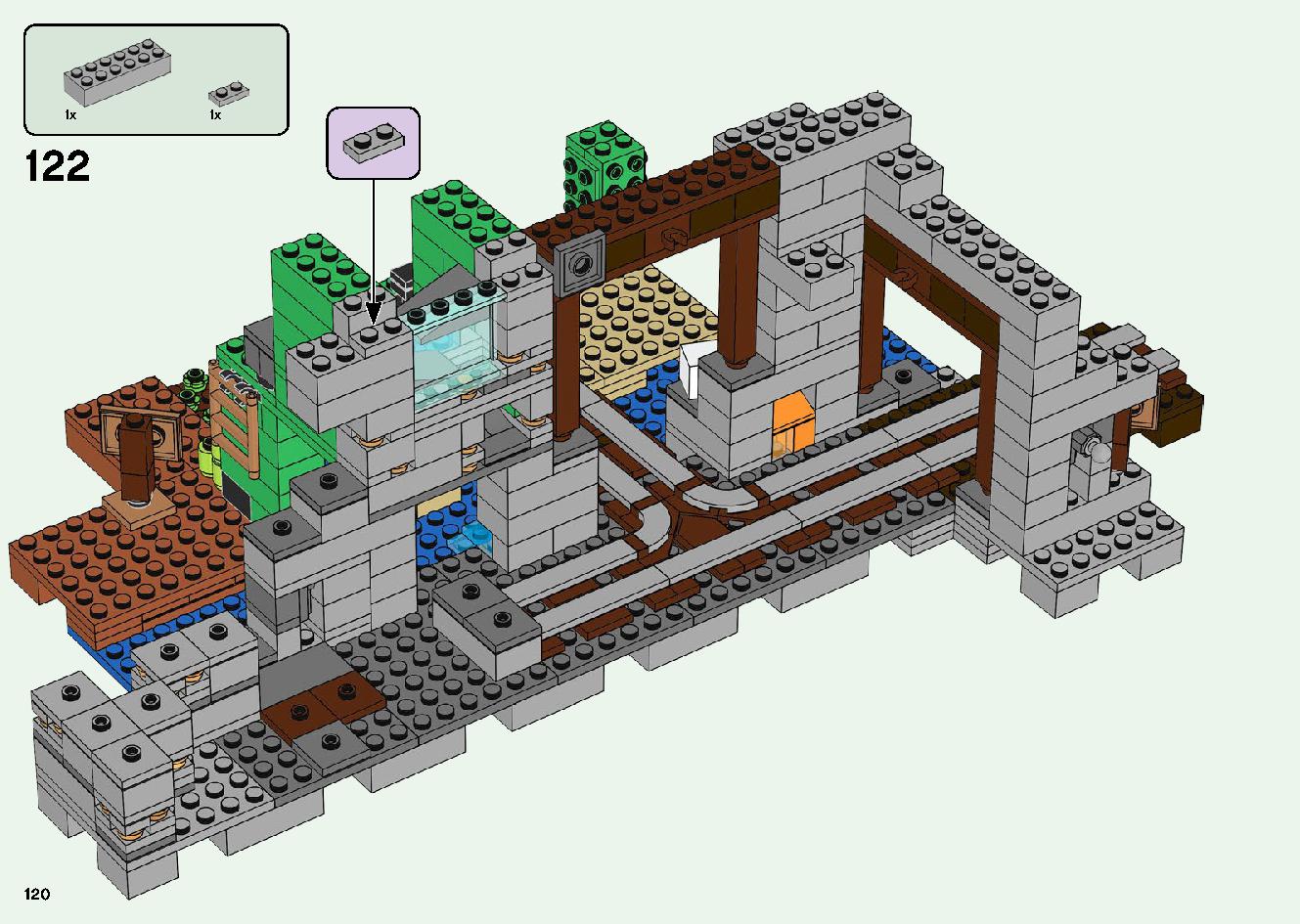 巨大クリーパー像の鉱山 21155 レゴの商品情報 レゴの説明書・組立方法 120 page