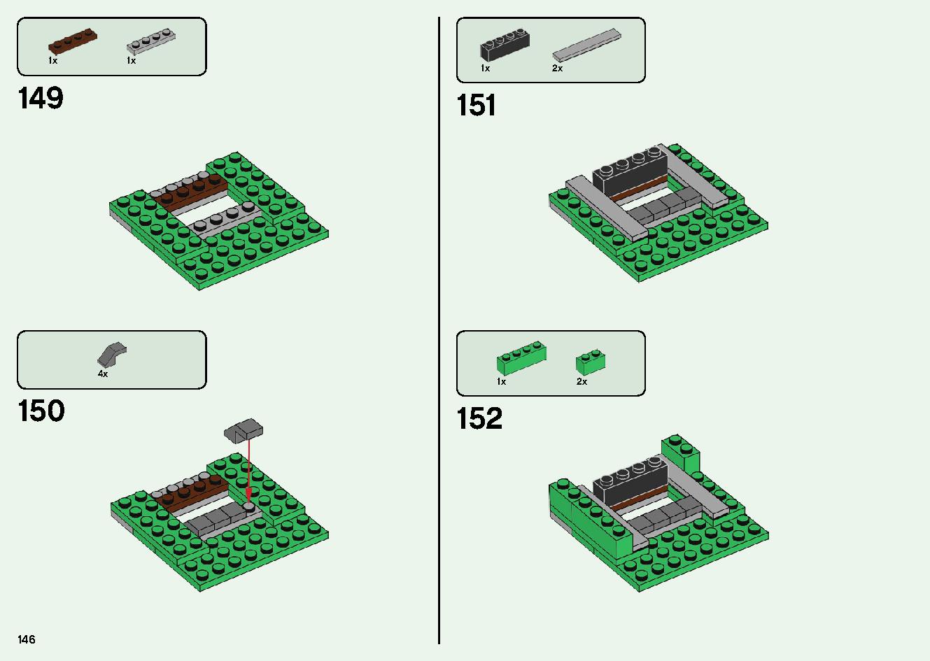 The Creeper Mine 21155 LEGO information LEGO instructions 146 page