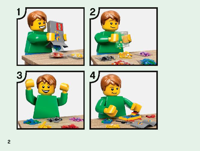 マインクラフト ビッグフィグ ブタとベビーゾンビ 21157 レゴの商品情報 レゴの説明書・組立方法 2 page