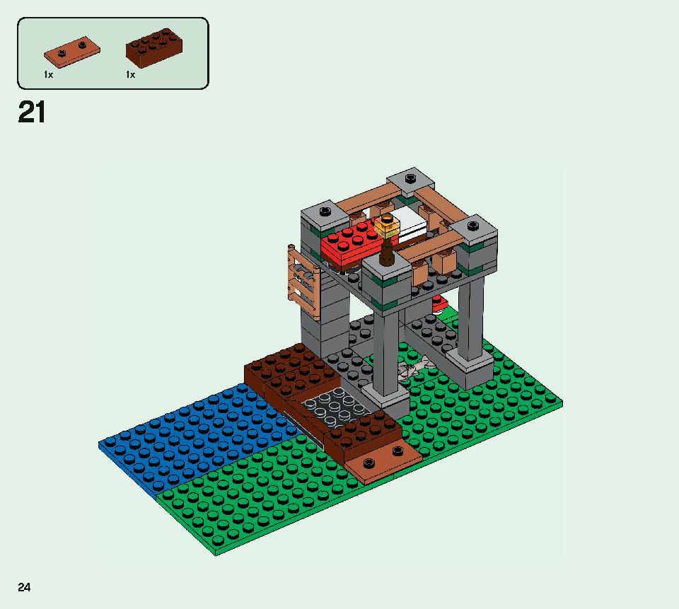 판다 가족의 놀이터 21158 레고 세트 제품정보 레고 조립설명서 24 page