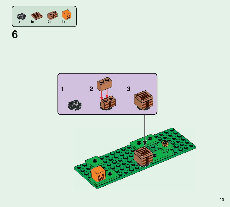 ピリジャー部隊 21159 レゴの商品情報 レゴの説明書・組立方法 13 page