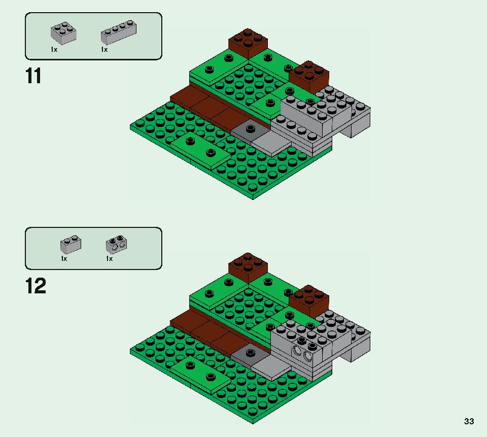 The Pillager Outpost 21159 LEGO information LEGO instructions 33 page