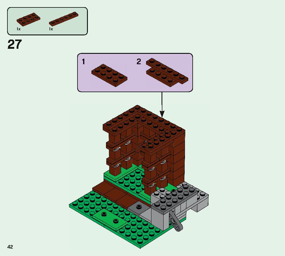 The Pillager Outpost 21159 LEGO information LEGO instructions 42 page