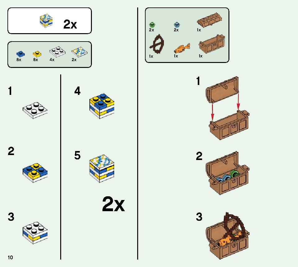 The Illager Raid 21160 LEGO information LEGO instructions 10 page