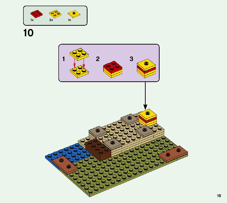 The Illager Raid 21160 LEGO information LEGO instructions 19 page