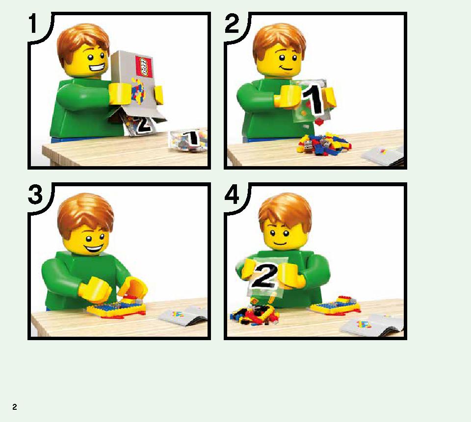 The Illager Raid 21160 LEGO information LEGO instructions 2 page