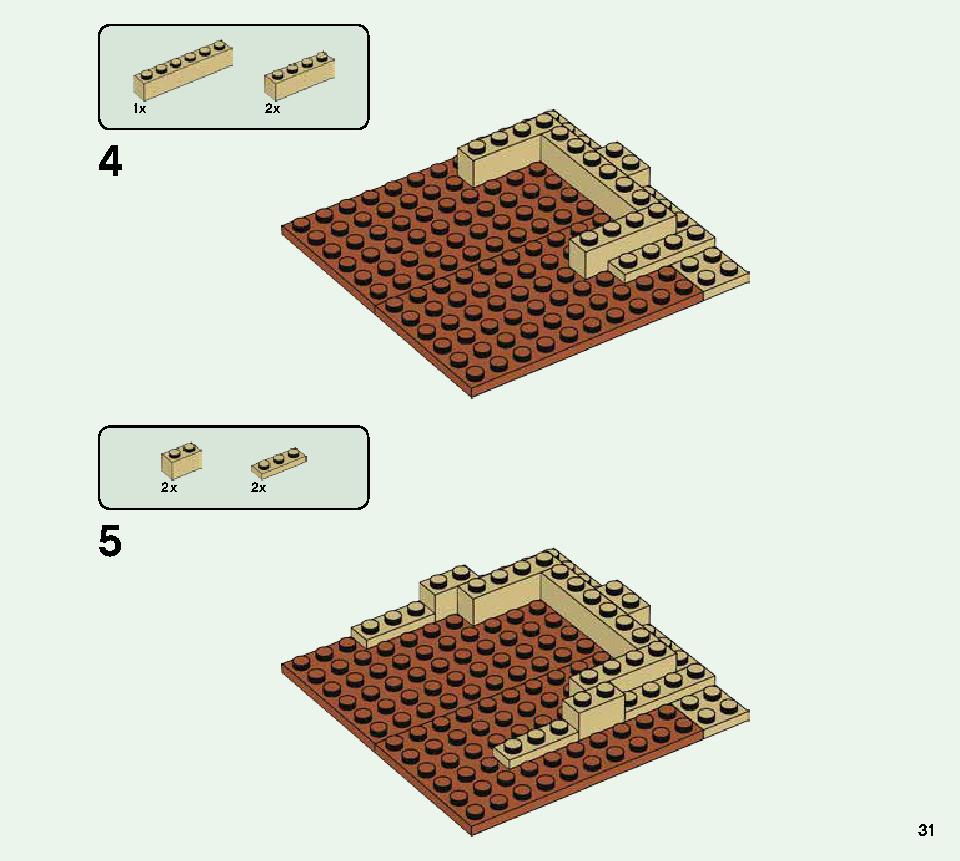The Illager Raid 21160 LEGO information LEGO instructions 31 page